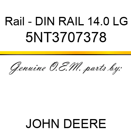 Rail - DIN RAIL 14.0 LG 5NT3707378