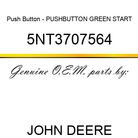 Push Button - PUSHBUTTON GREEN START 5NT3707564