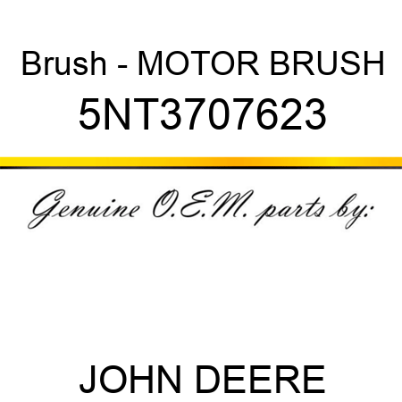 Brush - MOTOR BRUSH 5NT3707623