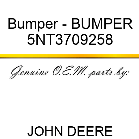 Bumper - BUMPER 5NT3709258