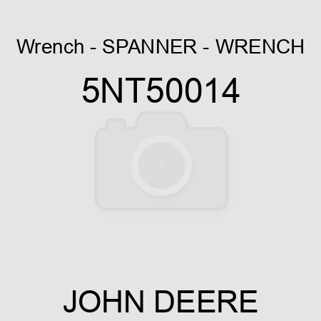 Wrench - SPANNER - WRENCH 5NT50014