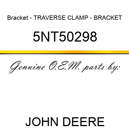 Bracket - TRAVERSE CLAMP - BRACKET 5NT50298