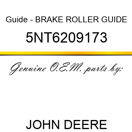 Guide - BRAKE ROLLER GUIDE 5NT6209173