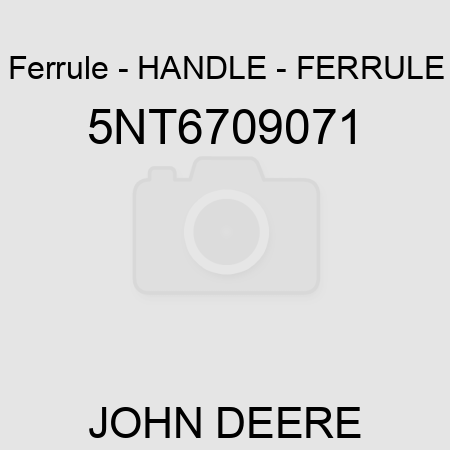 Ferrule - HANDLE - FERRULE 5NT6709071