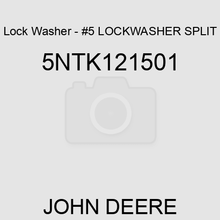 Lock Washer - #5 LOCKWASHER SPLIT 5NTK121501