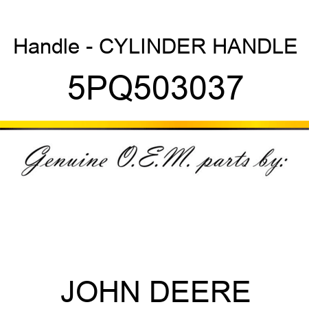 Handle - CYLINDER HANDLE 5PQ503037