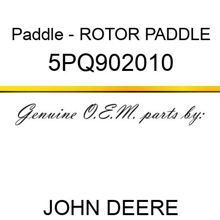 Paddle - ROTOR PADDLE 5PQ902010