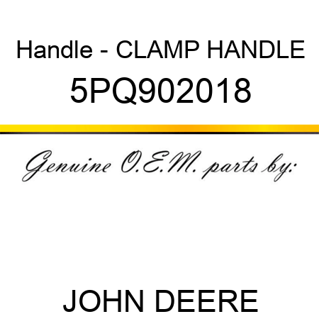Handle - CLAMP HANDLE 5PQ902018