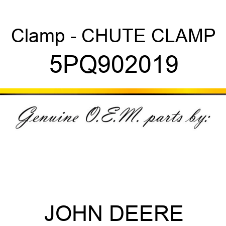 Clamp - CHUTE CLAMP 5PQ902019