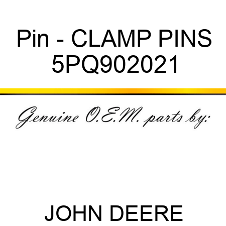 Pin - CLAMP PINS 5PQ902021