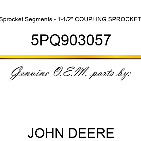 Sprocket Segments - 1-1/2