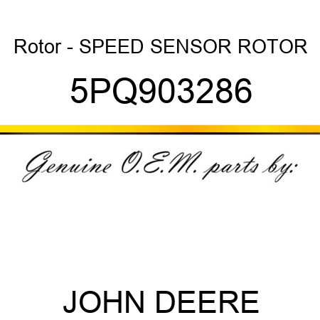 Rotor - SPEED SENSOR ROTOR 5PQ903286