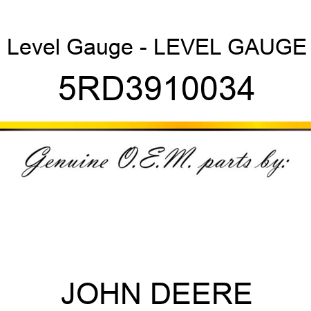 Level Gauge - LEVEL GAUGE 5RD3910034