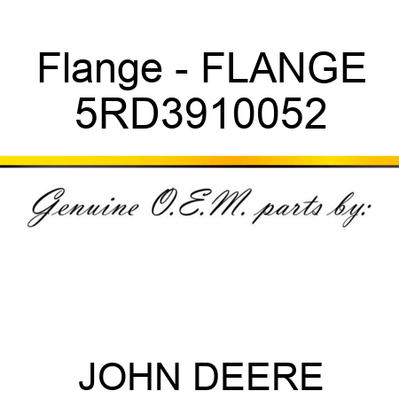 Flange - FLANGE 5RD3910052