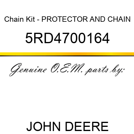 Chain Kit - PROTECTOR AND CHAIN 5RD4700164