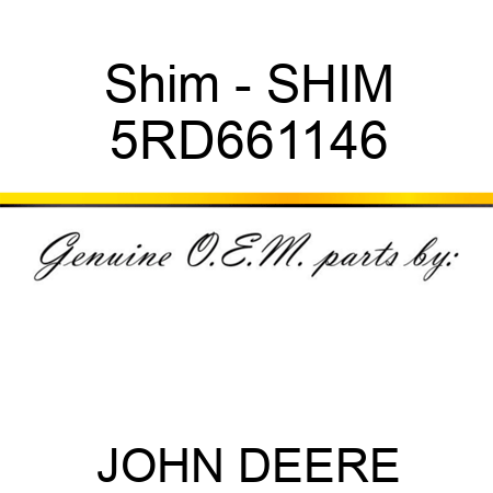 Shim - SHIM 5RD661146
