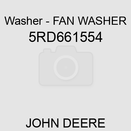 Washer - FAN WASHER 5RD661554