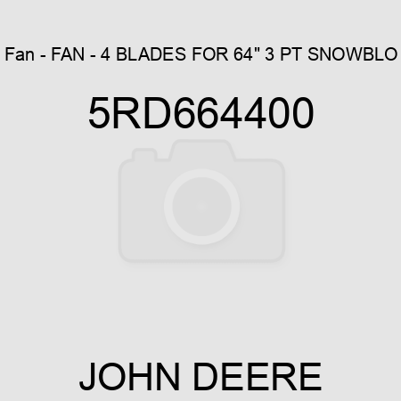 Fan - FAN - 4 BLADES FOR 64