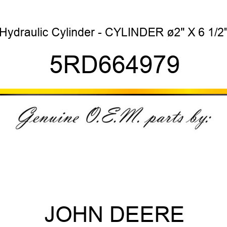 Hydraulic Cylinder - CYLINDER ø2