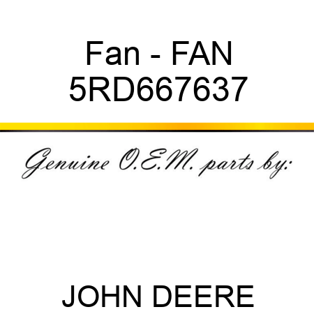 Fan - FAN 5RD667637