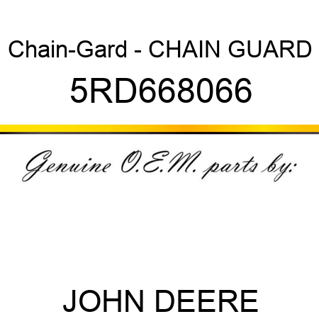 Chain-Gard - CHAIN GUARD 5RD668066