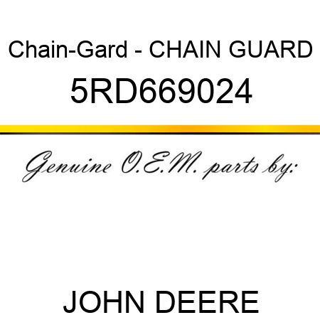 Chain-Gard - CHAIN GUARD 5RD669024