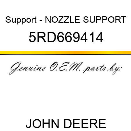 Support - NOZZLE SUPPORT 5RD669414