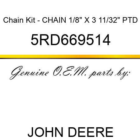 Chain Kit - CHAIN 1/8