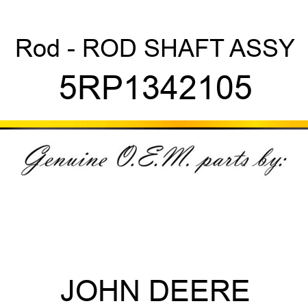 Rod - ROD SHAFT ASSY 5RP1342105