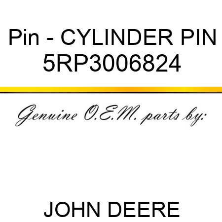 Pin - CYLINDER PIN 5RP3006824