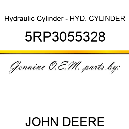 Hydraulic Cylinder - HYD. CYLINDER 5RP3055328