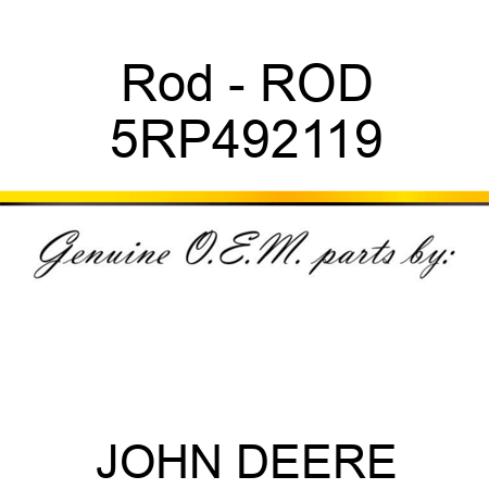 Rod - ROD 5RP492119