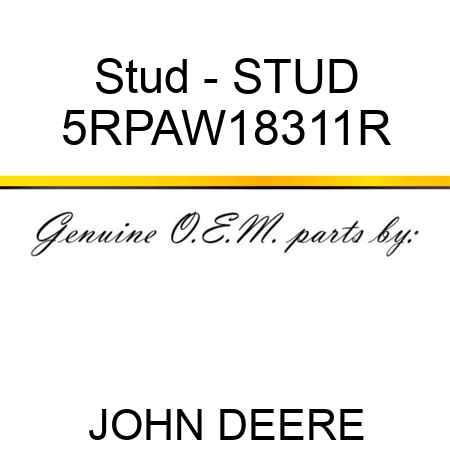 Stud - STUD 5RPAW18311R