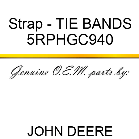 Strap - TIE BANDS 5RPHGC940