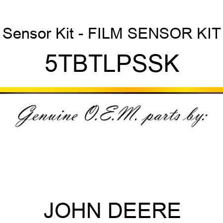 Sensor Kit - FILM SENSOR KIT 5TBTLPSSK
