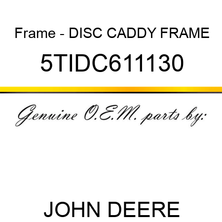 Frame - DISC CADDY FRAME 5TIDC611130