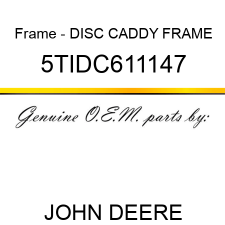 Frame - DISC CADDY FRAME 5TIDC611147