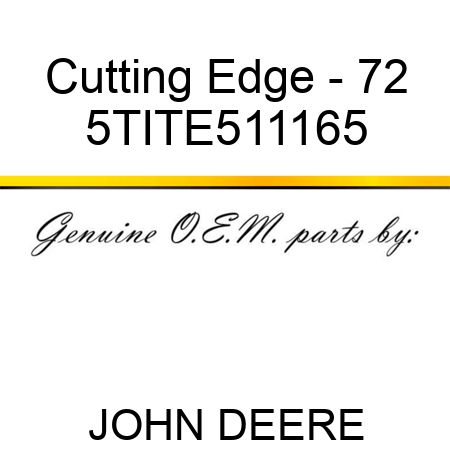 Cutting Edge - 72 5TITE511165