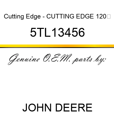 Cutting Edge - CUTTING EDGE 120 5TL13456