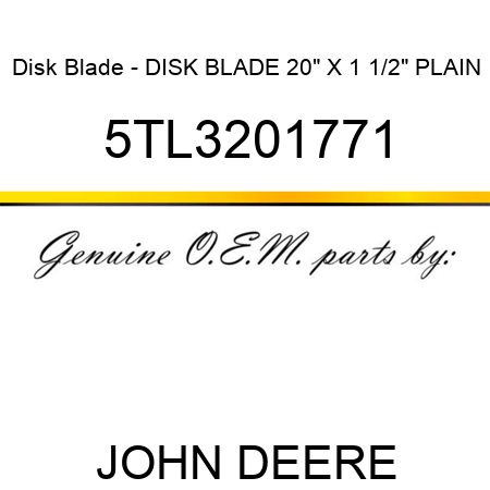 Disk Blade - DISK BLADE, 20