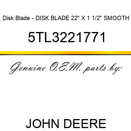 Disk Blade - DISK BLADE, 22