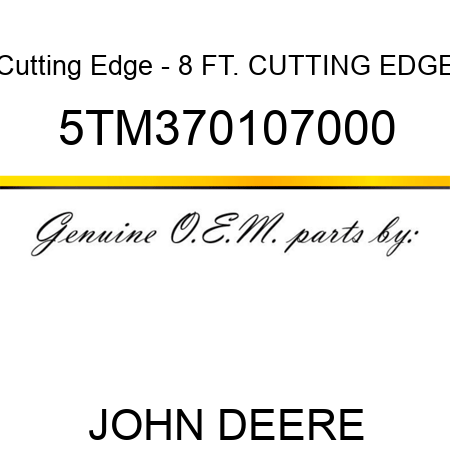 Cutting Edge - 8 FT. CUTTING EDGE 5TM370107000