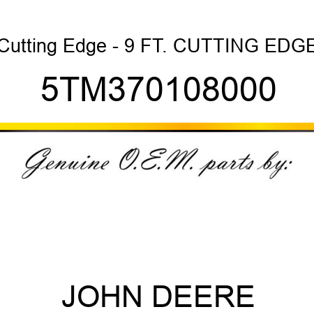Cutting Edge - 9 FT. CUTTING EDGE 5TM370108000
