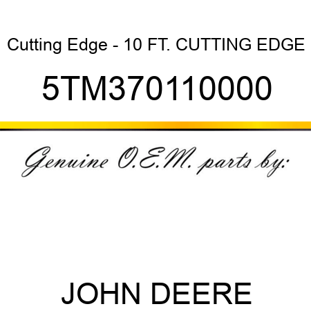 Cutting Edge - 10 FT. CUTTING EDGE 5TM370110000