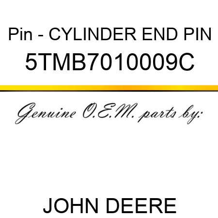 Pin - CYLINDER END PIN 5TMB7010009C