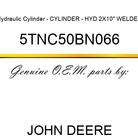 Hydraulic Cylinder - CYLINDER - HYD 2X10