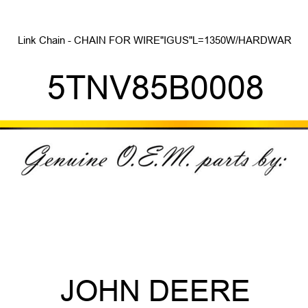 Link Chain - CHAIN FOR WIRE