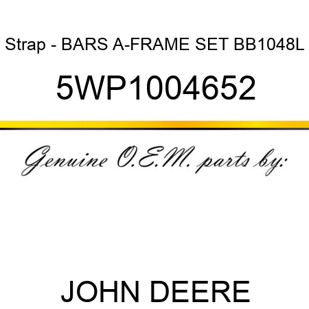 Strap - BARS A-FRAME SET BB1048L 5WP1004652