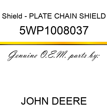 Shield - PLATE CHAIN SHIELD 5WP1008037