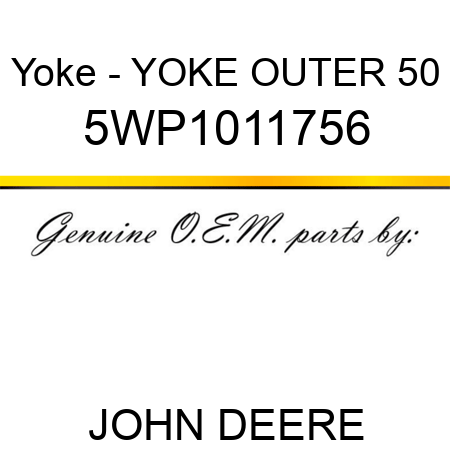 Yoke - YOKE, OUTER 50 5WP1011756